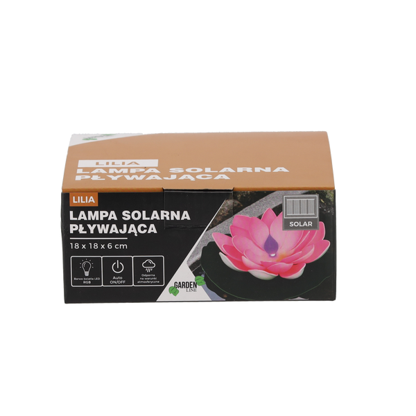 LAMPĂ SOLARĂ PLUTITOARE LILIECE 18 x 18 x 6 cm MULTICOLOR *0074