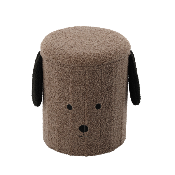 Puf pliabil cu depozitare 28 x 28 x 34 cm bej închis *4274