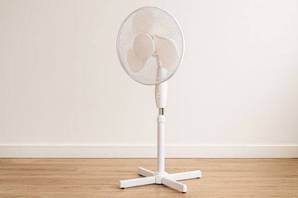 WHITE STANDING FAN 45W