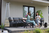 6 PCS ALU TEAK SOFA SET