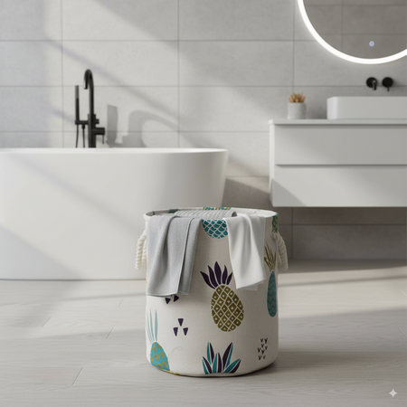 ROUND BASKET PINEAPPLES SIZE M