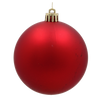 SET OF 16 BAUBLES 8 CM RED/GREEN/WHITE