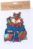 CHRISTMAS WINDOW STICKER 18 x 25 CM
