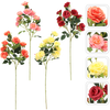 ARTIFICIAL FLOWER - 9 ROSES 65 CM MIX COLORS