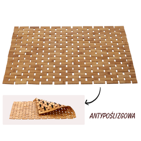 BAMBOO BATH MAT "BARBADOS" 50X70CM