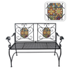 ŁAWKA OGRODOWA MOZAIKOWA 115 x 56 x 90 CM