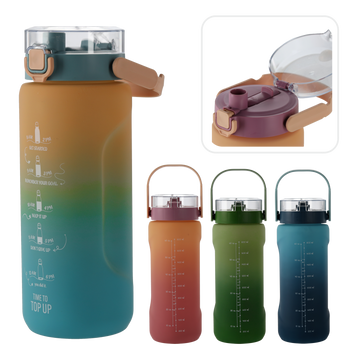 BOTTLE 2000 ML FOR WATER BLUE OMBRE