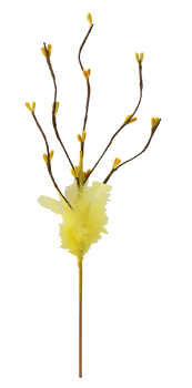 EASTER DECORATION ON A PICK - BRANCH 32 CM MIX 2 COLORS