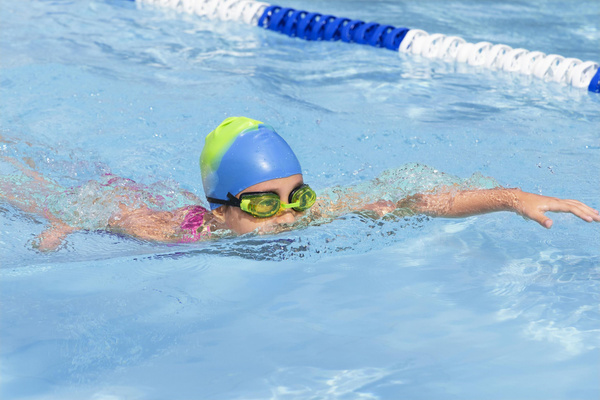 Lil' Color Wave Swim Cap