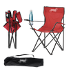 Složitelná turistická/rybářská židle červená 50x50x80 cm *7174