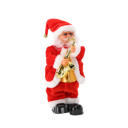 SANTA CLAUS WITH SAX - PLAYING 30,5 CM