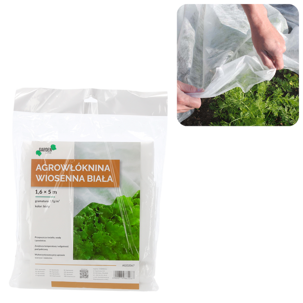 AGROWEEK 1.6 x 5 M PRIMĂVARA ALBĂ 17g *2067