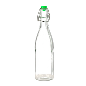 BOTTLE 0.5L ROUND WITH MECHANICAL STOPPER