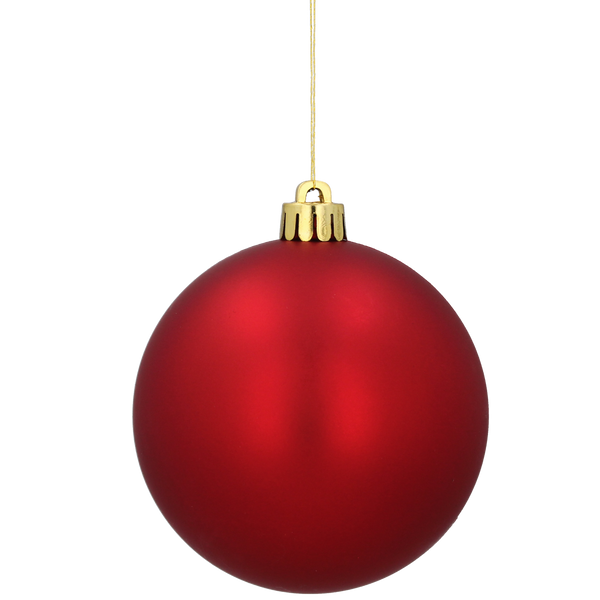 SET OF 20 BAUBLES 8 CM RED/GOLD/SILVER