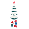 CHRISTMAS WINDOW STICKER 15 x 55 CM