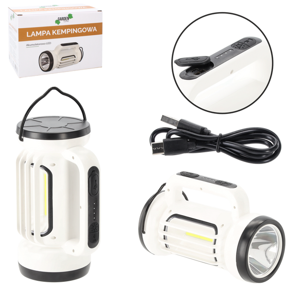 LAMPĂ DE CAMPING CU LED REÎNCĂRCABILĂ *5608