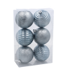 SADA 6 BALONKŮ 8 CM OLIVOVÝ/ měděný/ grafitový *7283