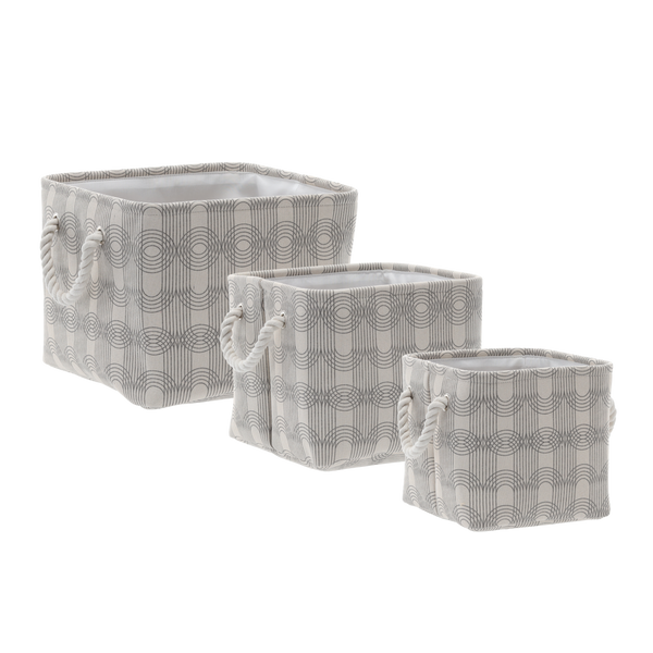 ZESTW 3 ORGANIZERÓW KWADRATOWYCH GEOMETRYCZNY