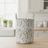 ROUND BASKET LEAVES SIZE S
