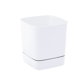 POT WITH SAUCER CLIMA 190X190MM WHITE*51410