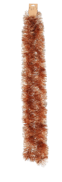 ŁAŃCUCH NA CHOINKĘ 2M OLIWKOWY/MIEDZIANY/GRAFITOWY opak=12szt *7054