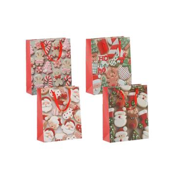 CHRISTMAS GIFT BAG XMAS 18 x 24 x 8 CM