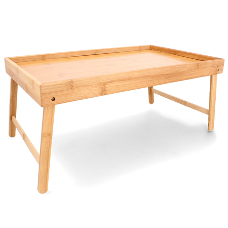 SNÍDAŇOVÝ STOLÍK / POD LAPTOP DO POSTELE SE SKLÁDACÍMI NOŽIČKAMI 50x30x4/21cm*6428
