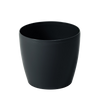 MAGNOLIA POT COVER 180 MM BLACK