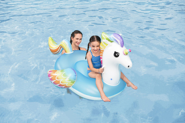 Bestway® 61" x 47"/1.55m x 1.19m Fantasy Unicorn Ride-On