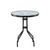 ROUND GARDEN TABLE 60 x 60 x 70 cm/FOR SET 2chairs+table/ BLACK *2262