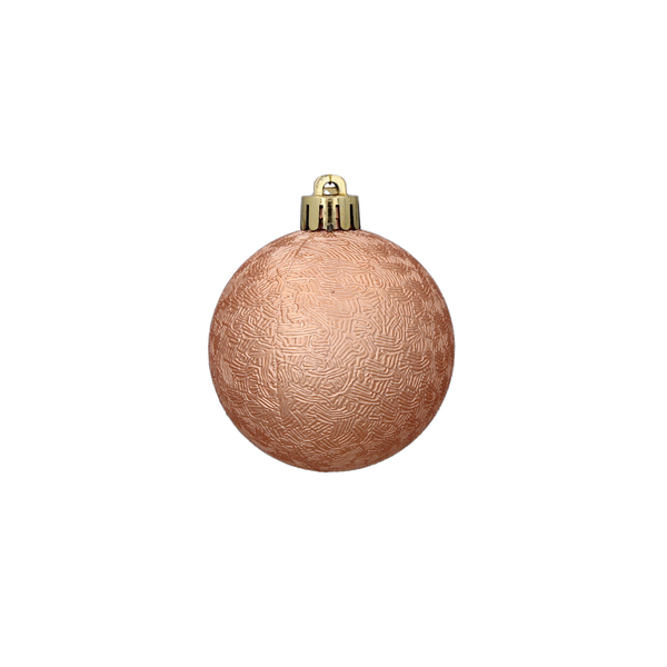 KPL. 6 BOMBEK 6 CM OLIVOVÝ/MEDENÝ/GRAFITOVÝ MIX VZOROV TRUBKA *7122