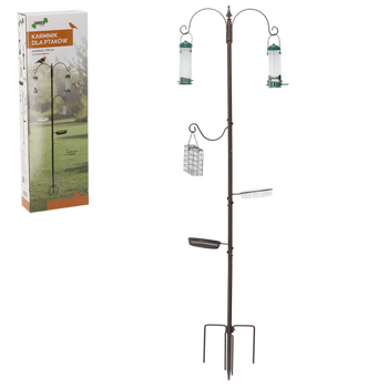 KRMÍTKO PRO PTÁKY H 190 CM (+UKOTVENÍ) OCELOVÉ *5047