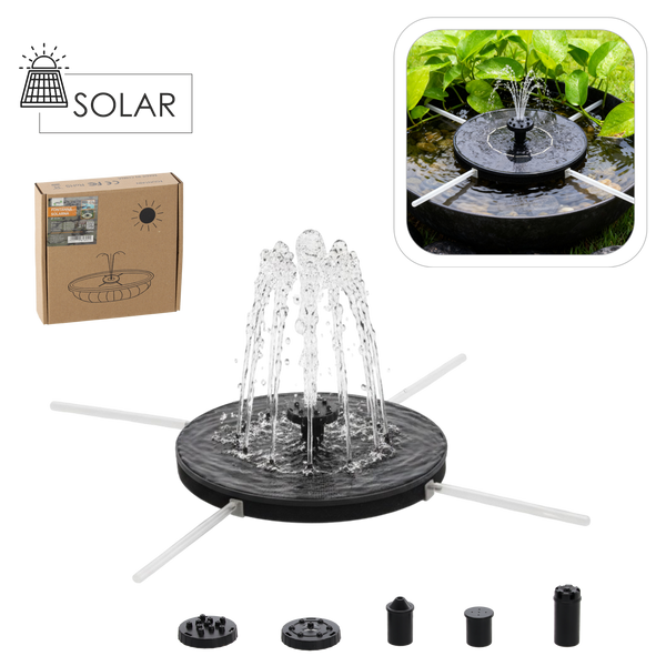 SOLAR FOUNTAIN DIAMETER 16 CM