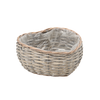 WICKER HEART COVER 25 X 25 X 12 CM