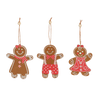 CHRISTMAS DECORATION - GINGERBREAD MIX DESIGNS 8.5 x 11.5 CM