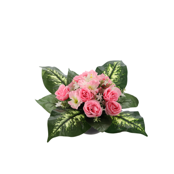 KYTICE CH-21 ( ŠÍŘKA 40 CM, VÝŠKA 30 CM) HIBISKU MÍCHANÝ RŮZNOBARVÝ