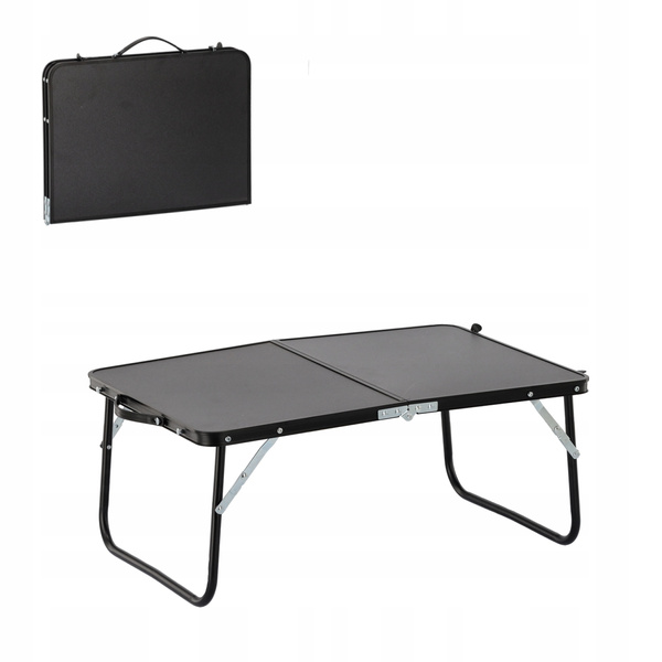 TOURIST FOLDING TABLE BLACK 60x40x26,5 CM
