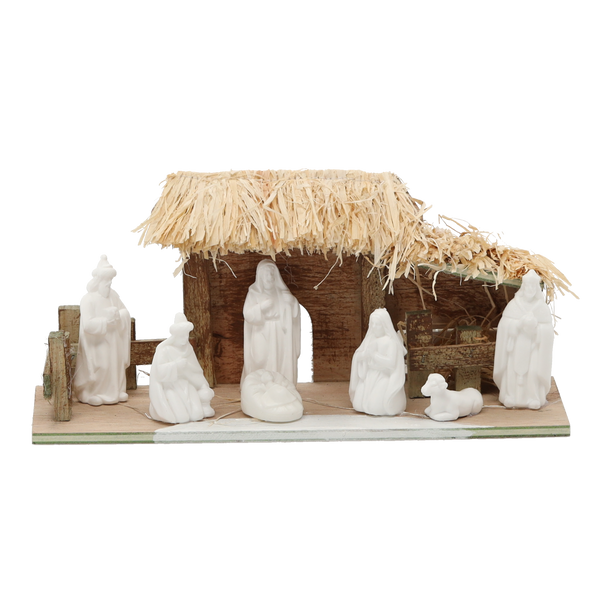 CHRISTMAS CRIB 31 X 10.5 X 13.5