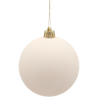 SET OF 4 ORNAMENTS 8 CM IN TUBE CHAMPAGNE/GRAY/WHITE