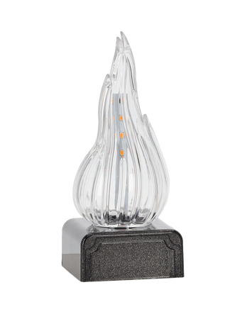 LED FLAME INSERT WITH CROSS 3974