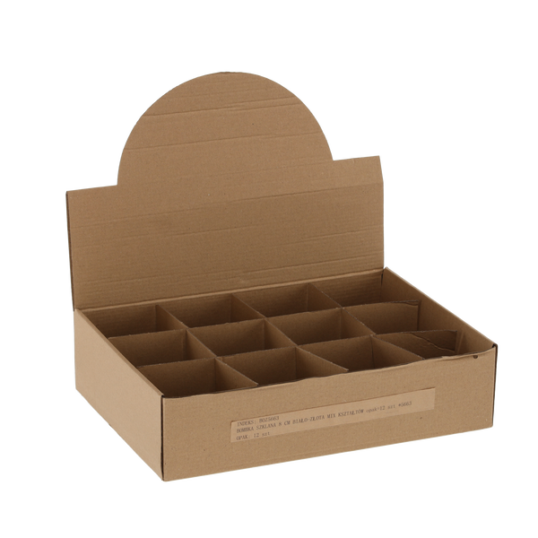 BOMBĂ DIN sticlă - NEAGRĂ MIX DE MODELE 8 CM disp=12buc *1891