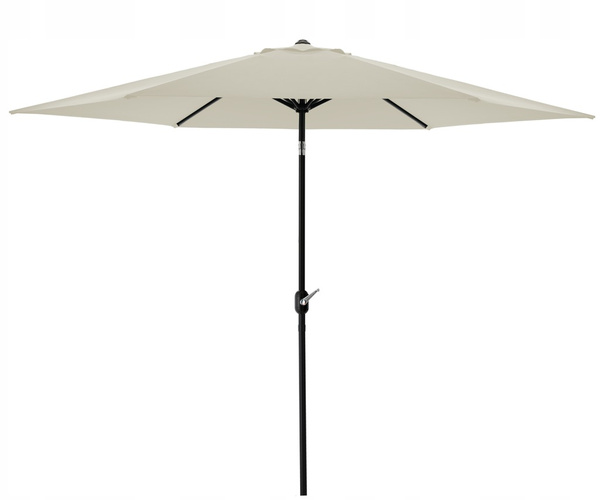 Umbrelă de grădină 3 m bej cu husa *5347