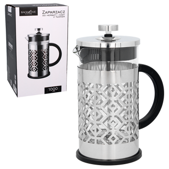 ZPAROVAČ NA ČAJ A KÁVU 1000 ML S TLAKOM *1489