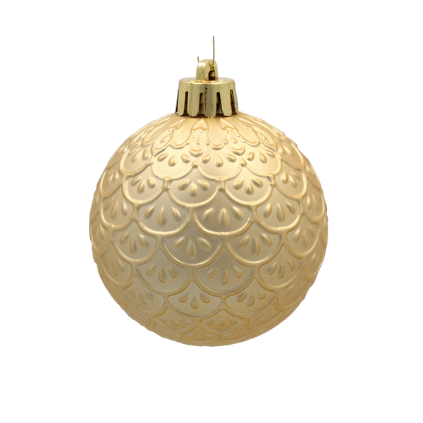 KPL. 16 BOMBEK 6 CM ROȘU / AURII / ARGINTIU *3771