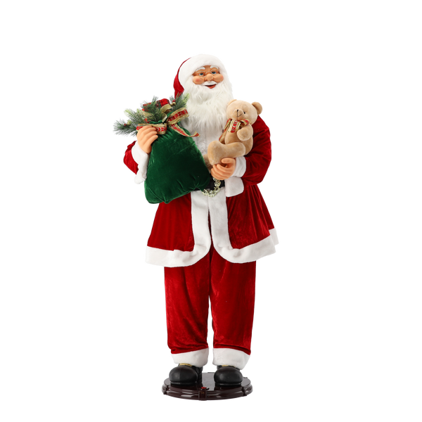Mikuláš tancujúci s darčekmi – Melódia 150 cm*3443