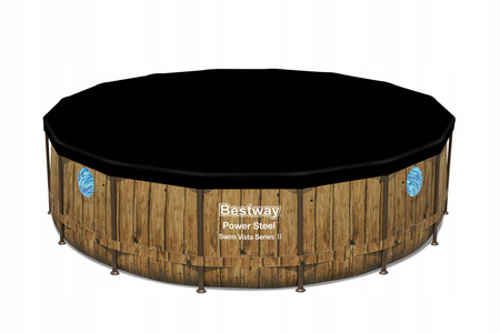 RÁMOVÝ BAZÉN RATTAN / OKNO 4,88 x 1,22 M (BAZÉN, FILTRAČNÉ ČERPADLO, REBRÍK, POKRÝVKA, DÁVKOVAČ) *7099 *1332