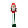 GNOME DE SĂRBĂTOARE CU PICIOARE REGULABILE 65 - 117 CM ROȘU - VERDE *9698