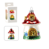 BOMBKA SZKLANA MUCHOMOR DOMEK *6235