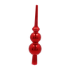 CHRISTMAS TREE SPIKE 20 CM RED/GOLD/SILVER