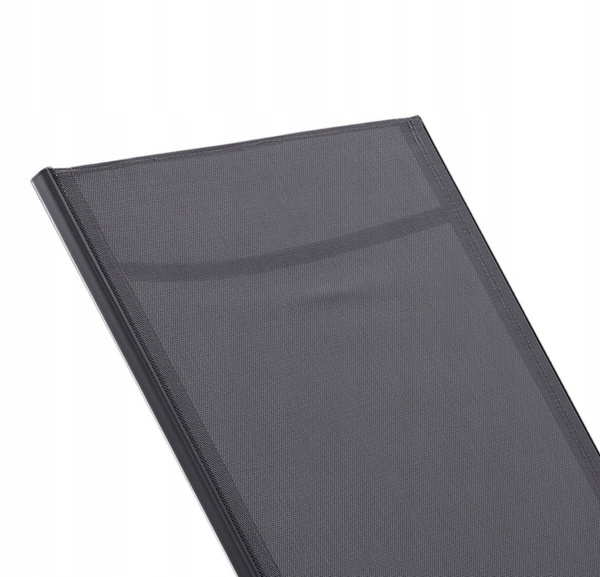 GARDEN LOUNGER 195x69x94cm DARK GREY *6111
